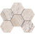 Alabastrino Rustic VC Hexagon 5'' Mosaic