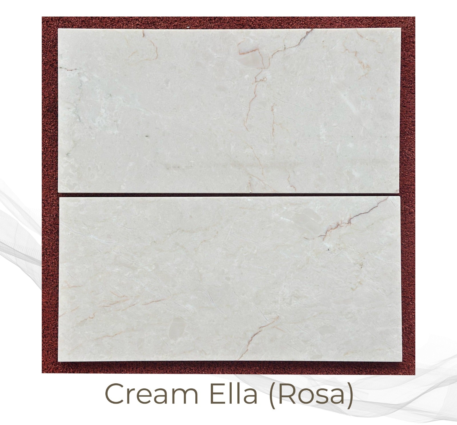Cream Ella (Rosa)  Metamar Marble