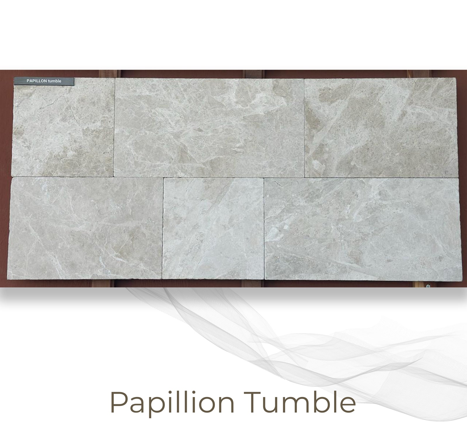 Papillon Tumble  Metamar Marble