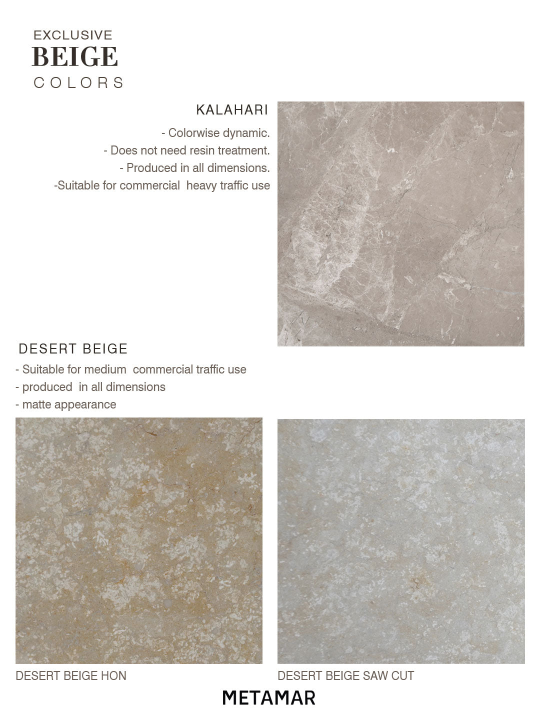 Exclusive Beige Colors