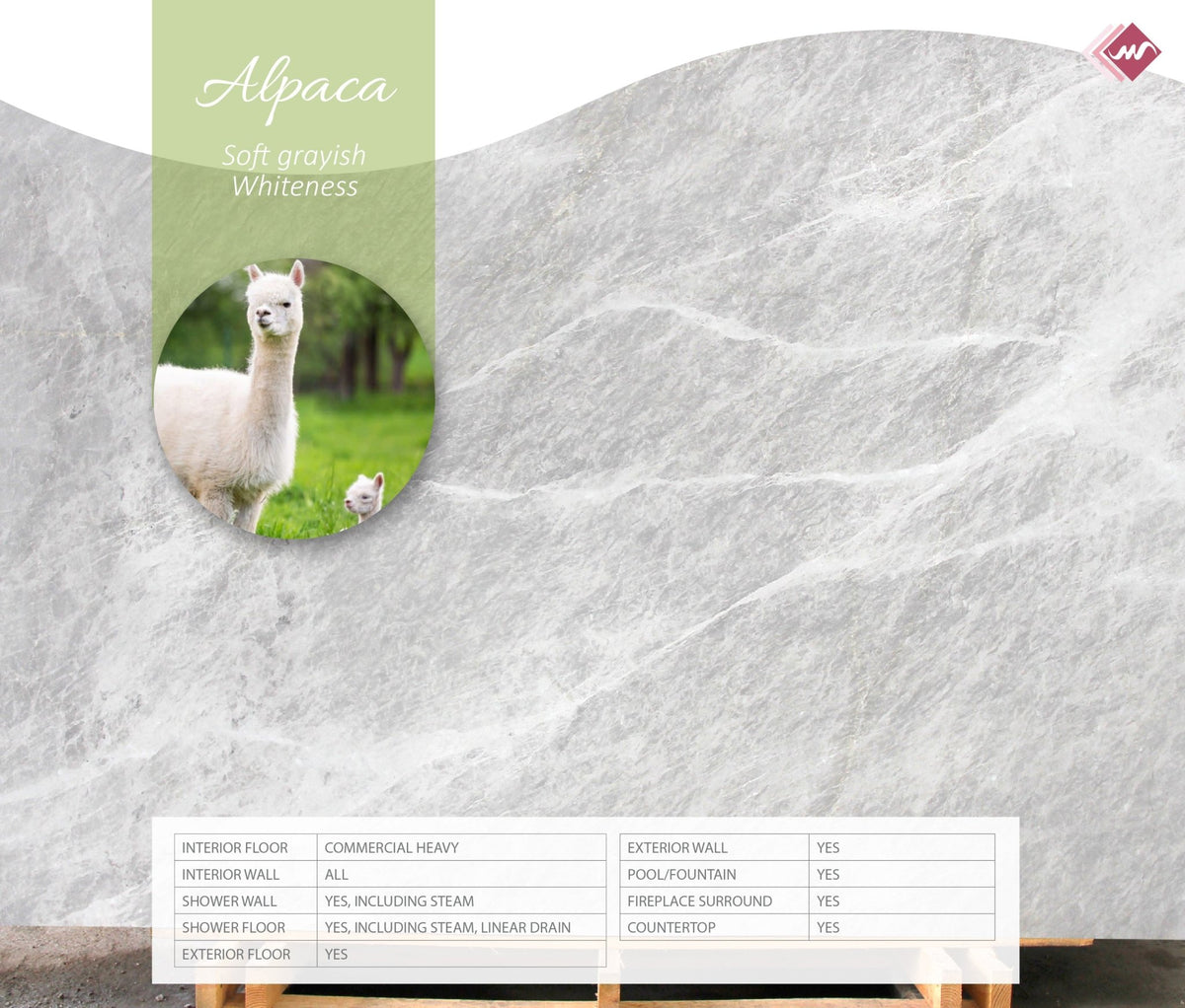 Alpaca - Metamar Marble