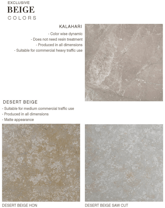 Exclusive Beige Colors - Metamar Marble