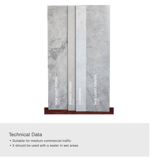 Light & Creamy Silver - Metamar Marble