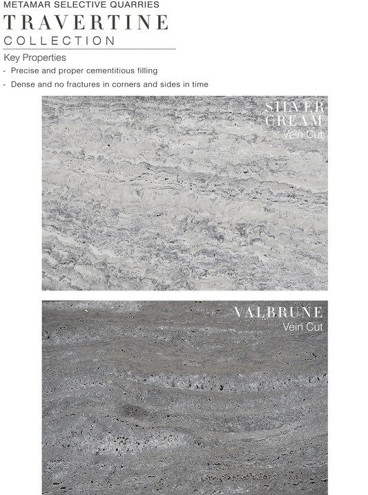 Travertine Collection - Metamar Marble
