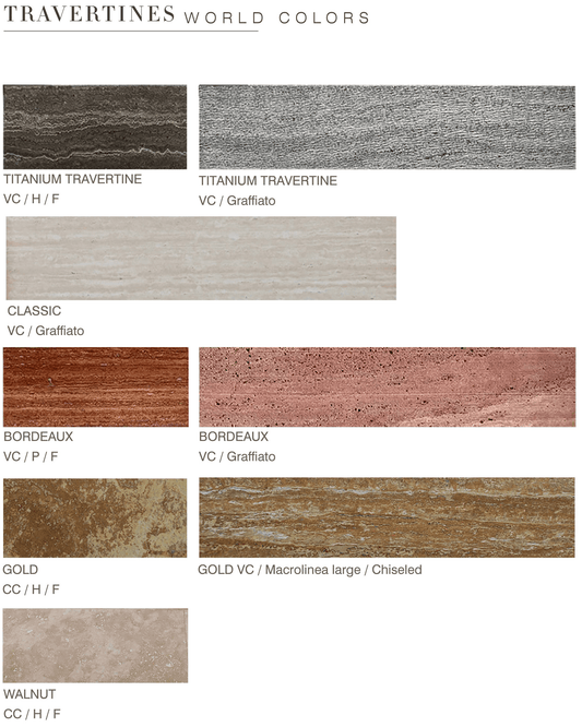 Travertines World Colors - Metamar Marble