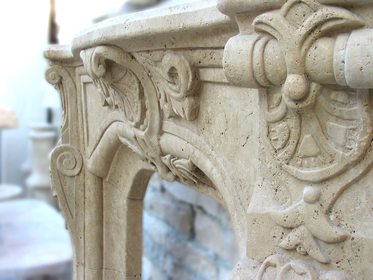 Natural Stone Fireplace