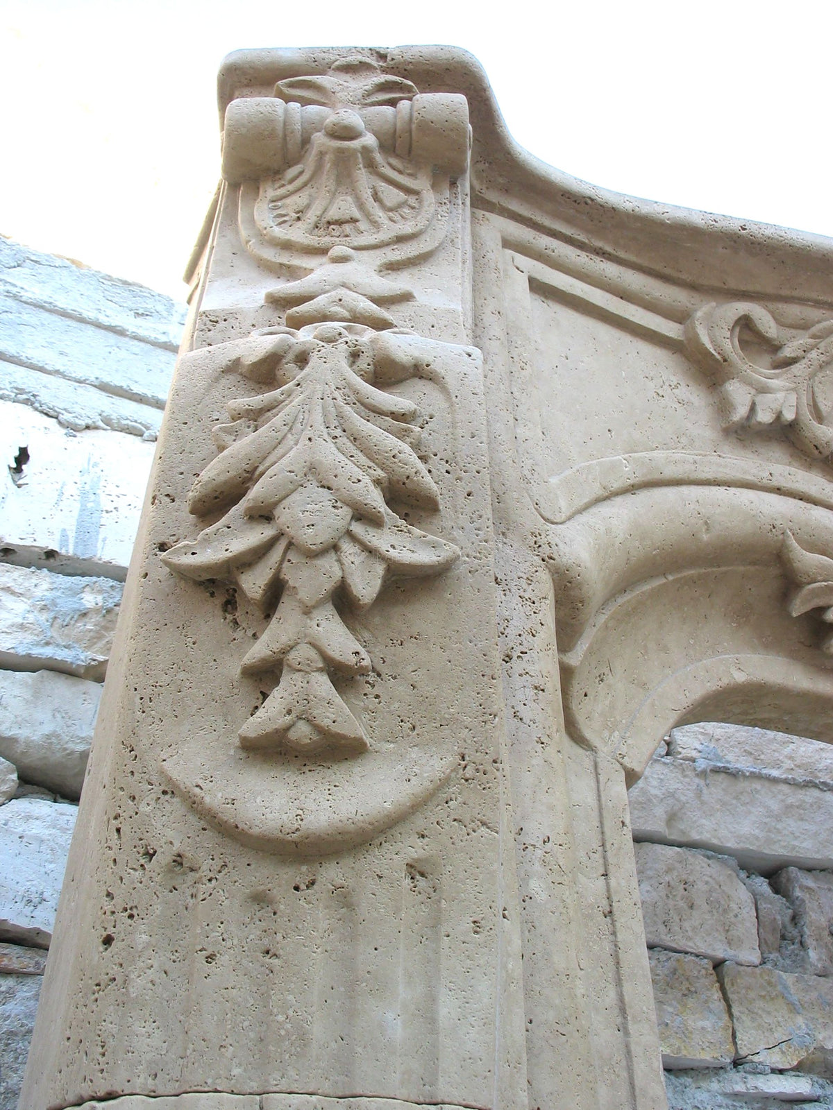 Natural Stone Fireplace