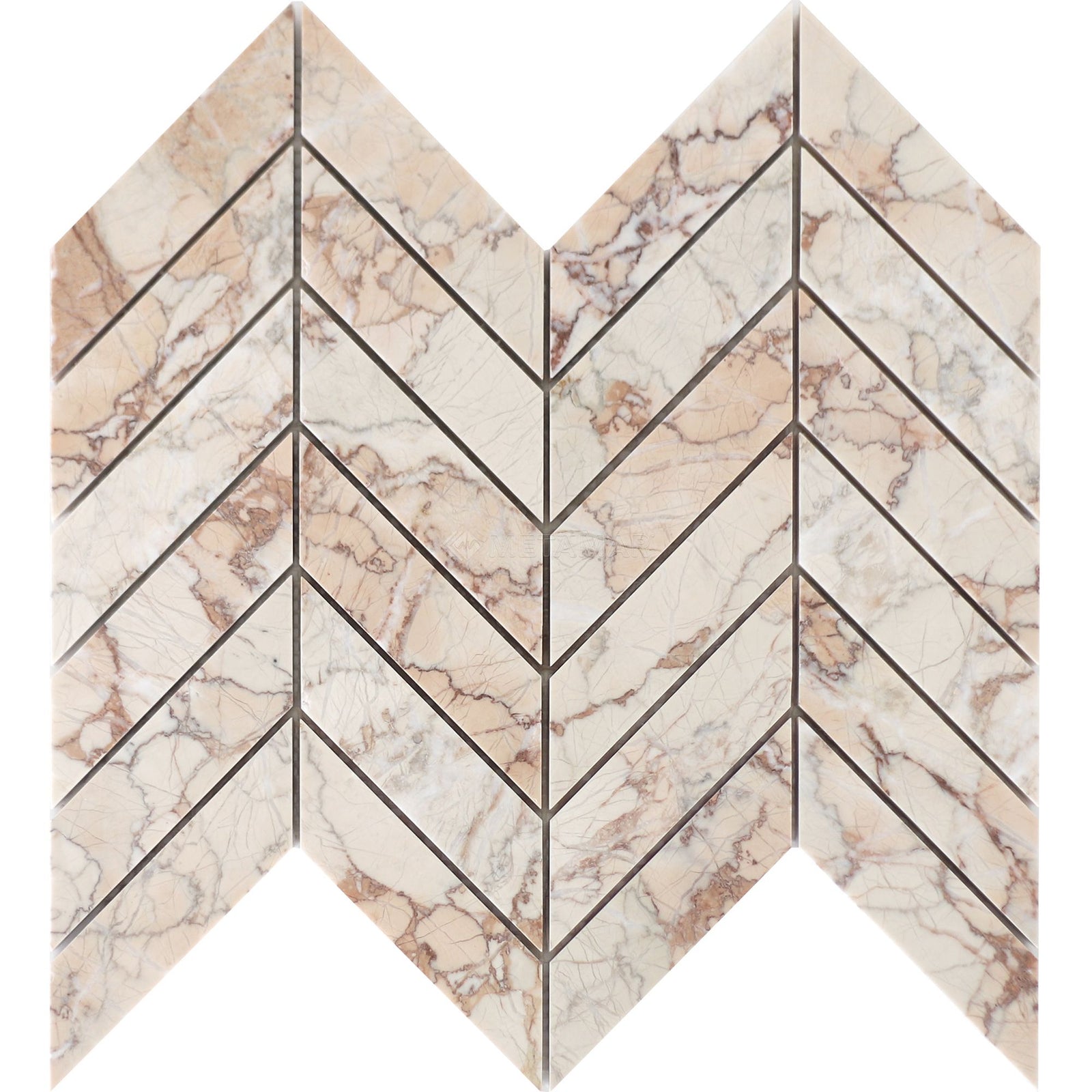 Sakura Chevron Mosaic