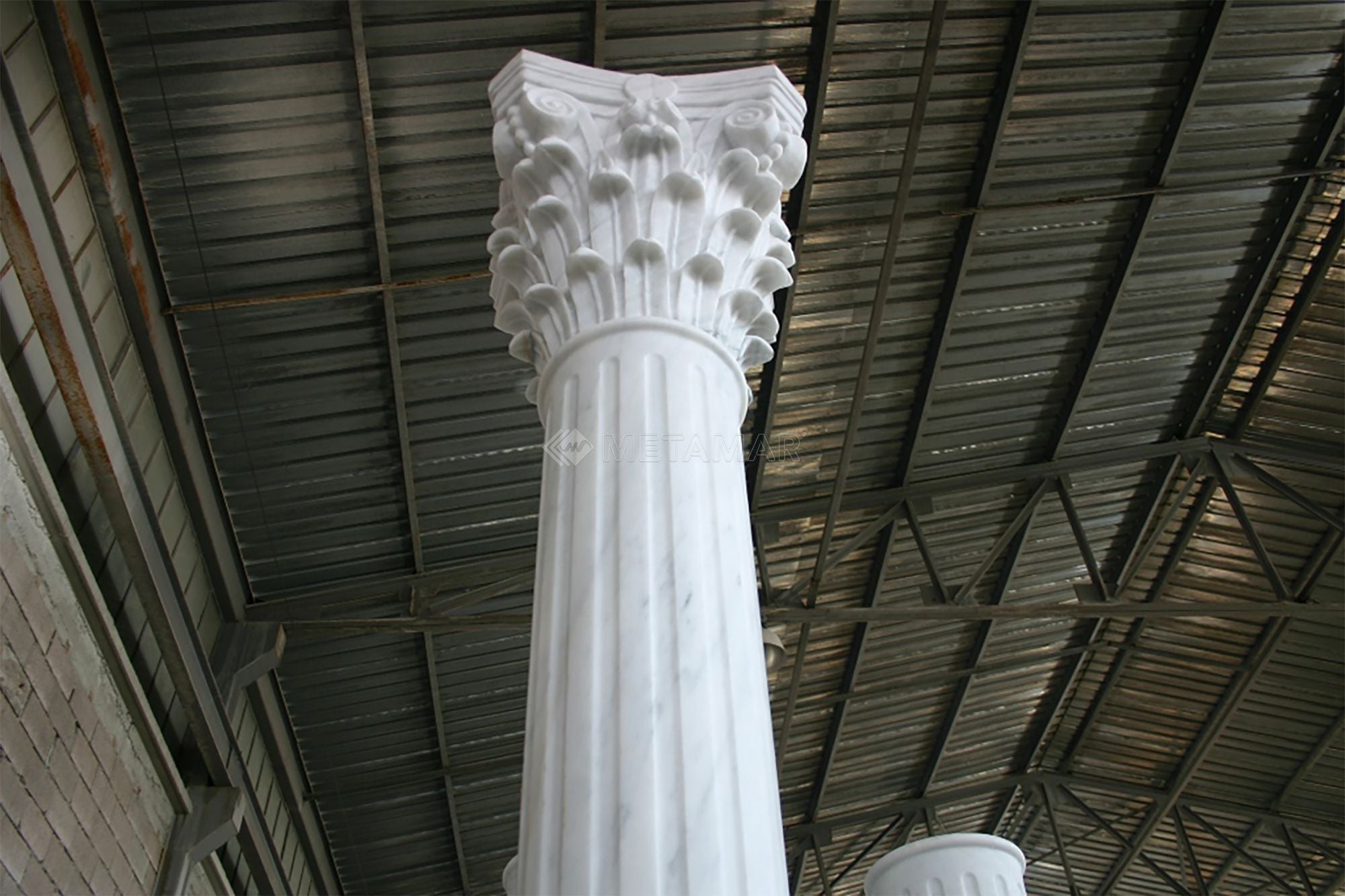 Natural Stone Column - Metamar Marble