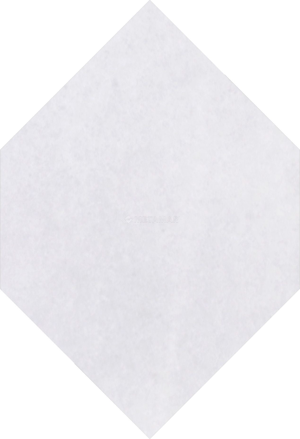 Bianco Neve Convex Hexagon Tile