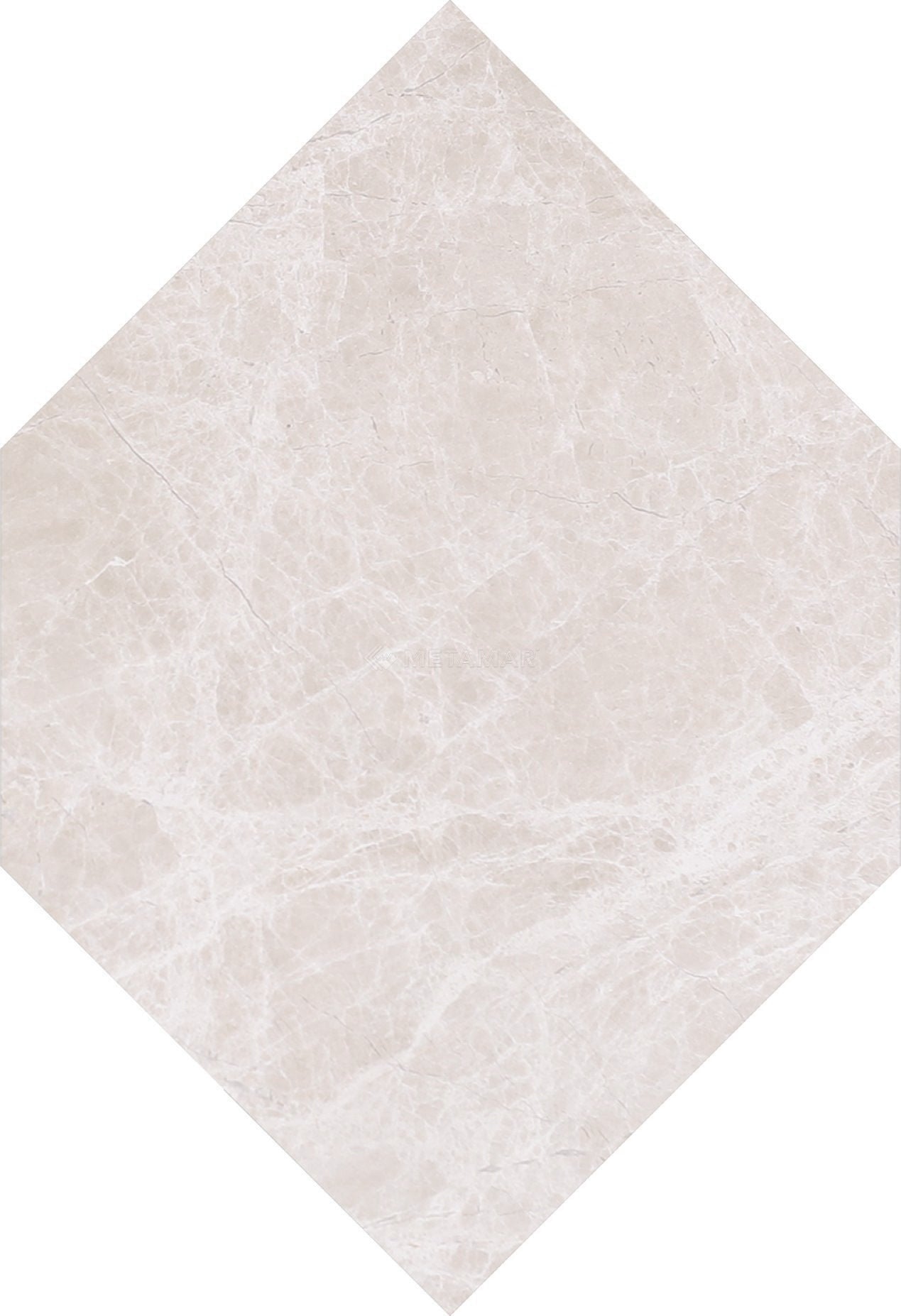 Bianco Crema Convex Hexagon Tile
