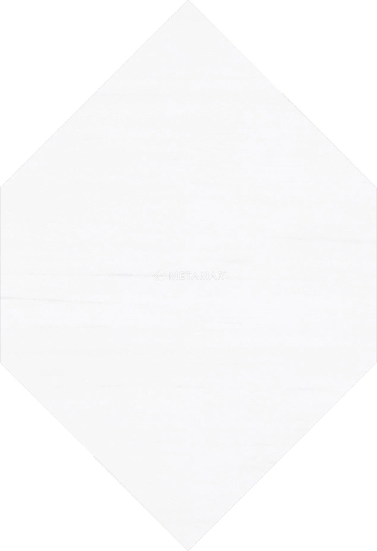 Bianco Dolomiti Convex Hexagon Tile