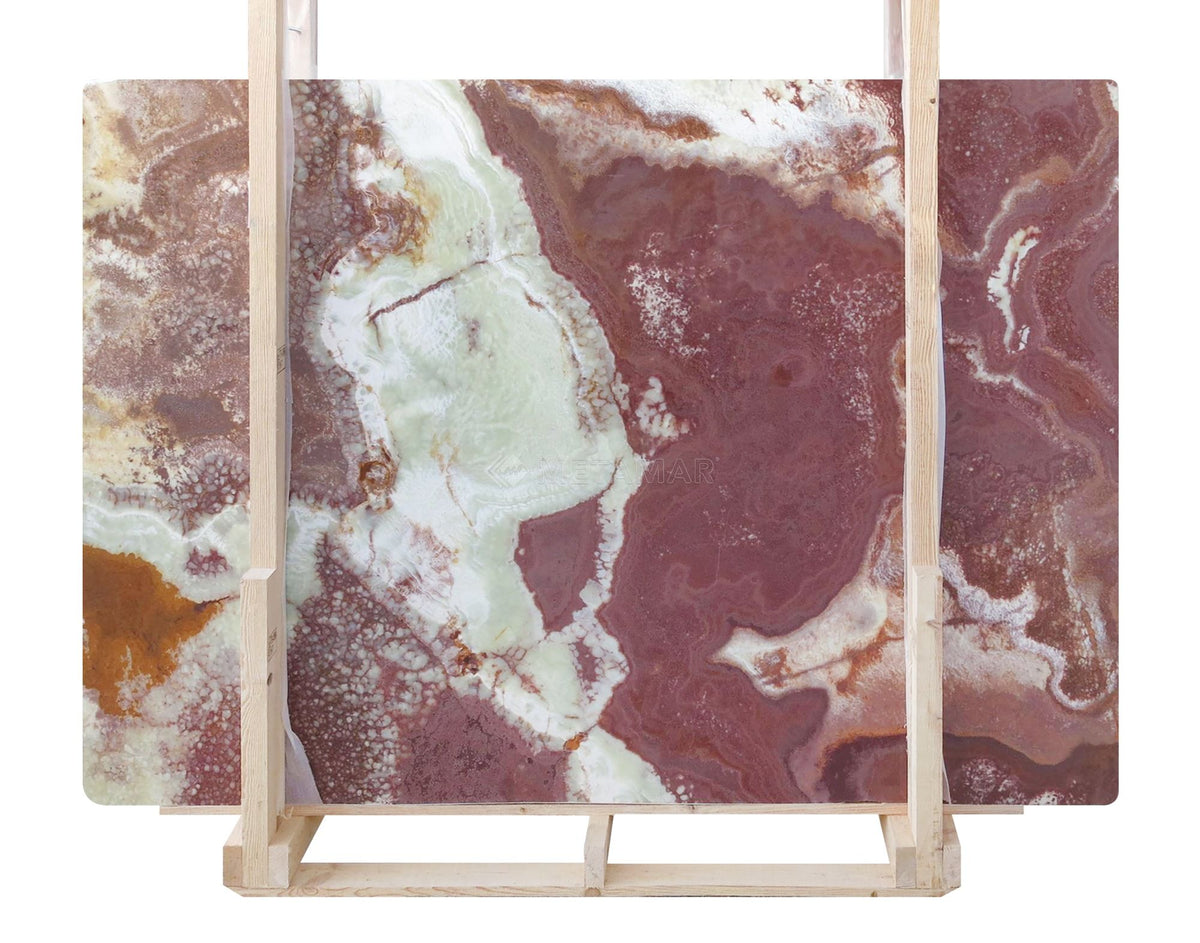Claret Red Onyx Slab