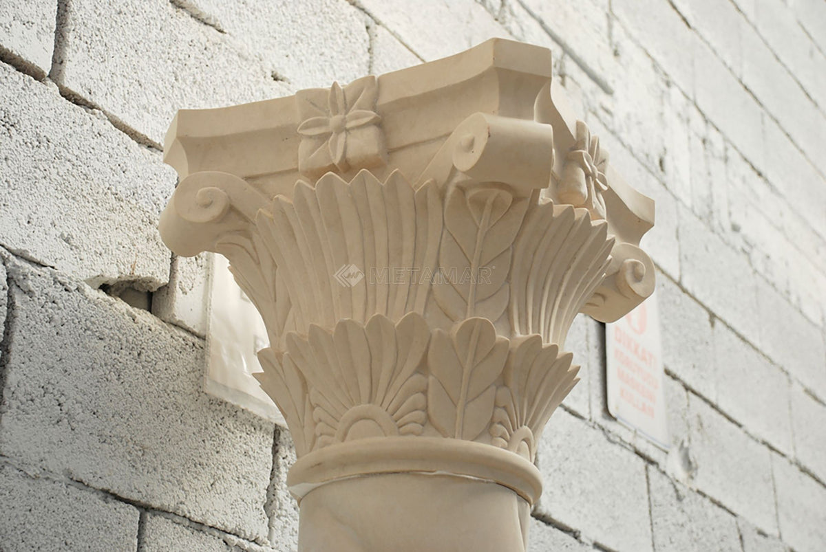 Natural Stone Column - Metamar Marble
