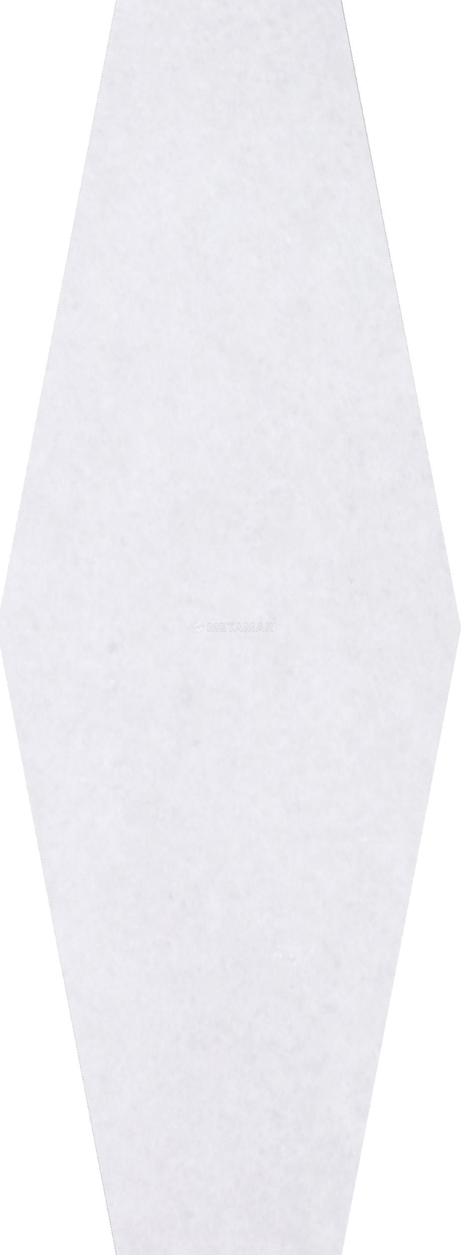 Bianco Neve Elongated Hexagon Tile