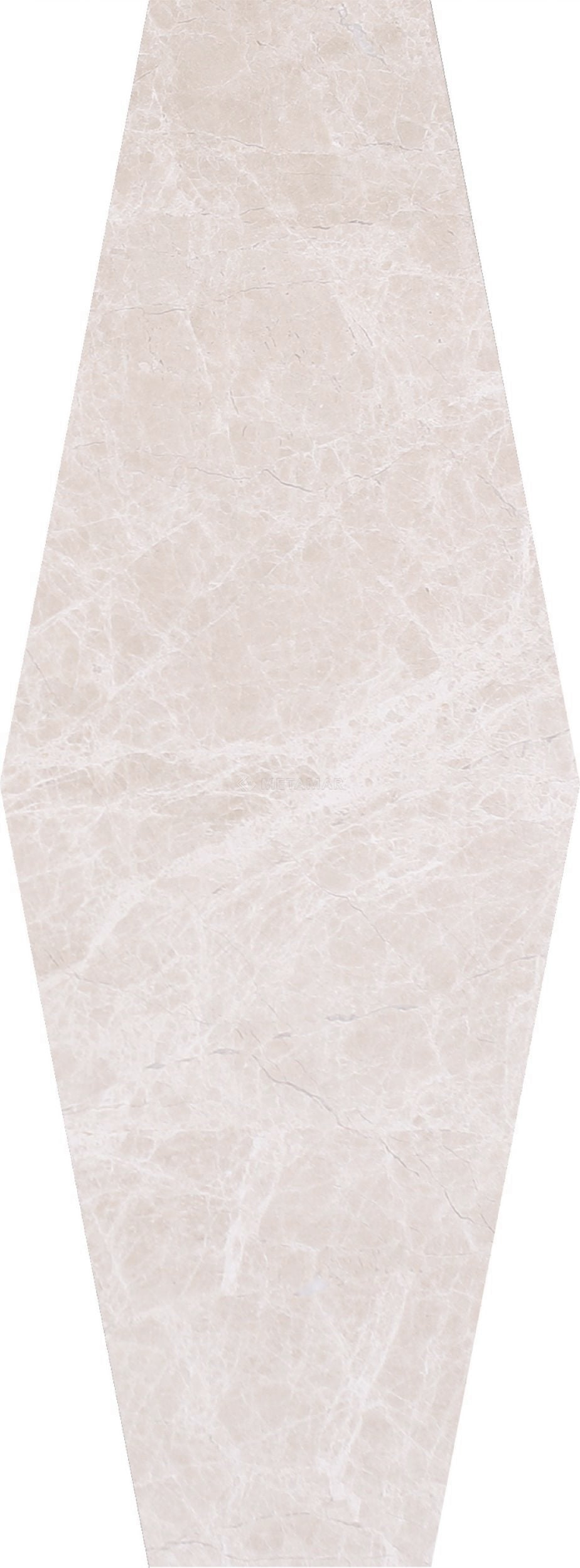 Bianco Crema Elongated Hexagon Tile