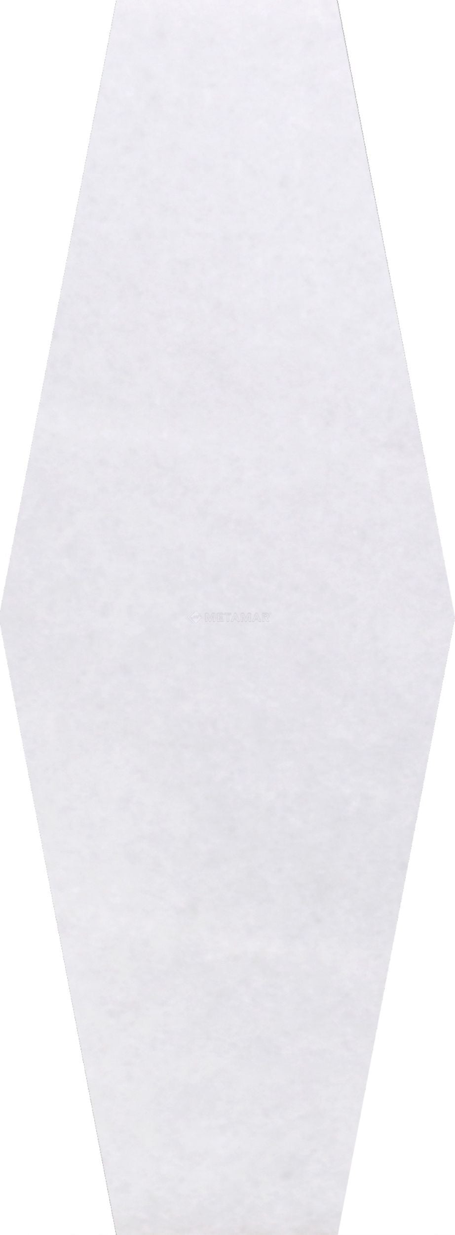 Bianco Neve Elongated Hexagon Tile