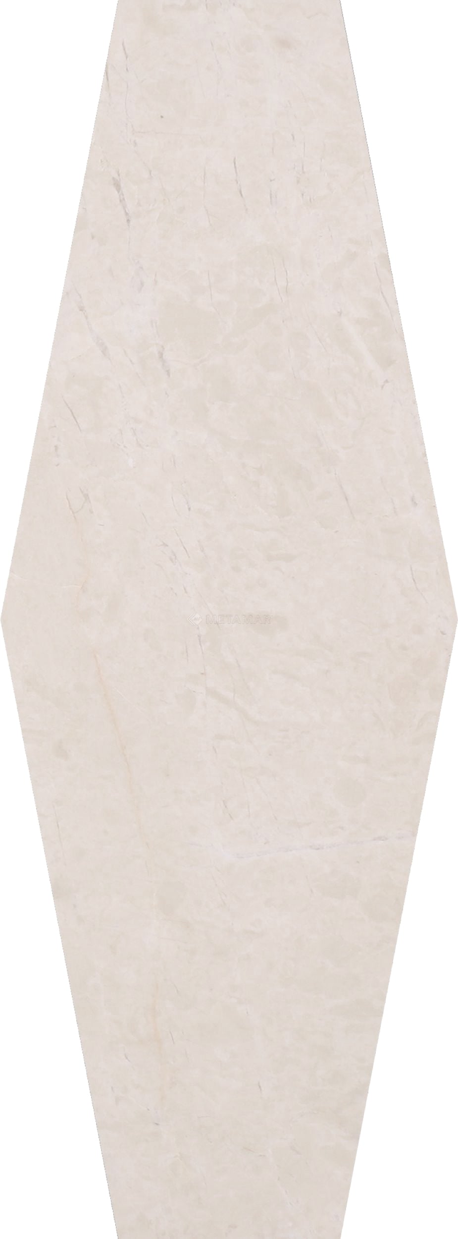 Crema Ella Elongated Hexagon Tile