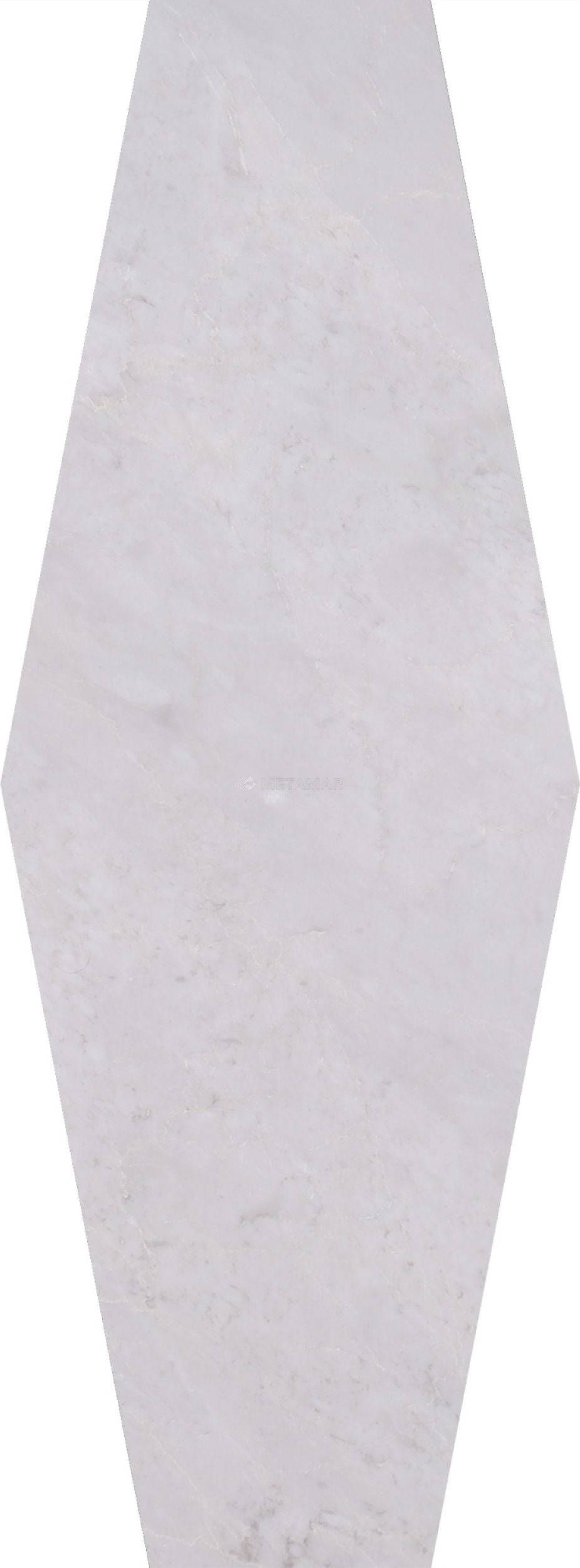 Ice Grey Elongated Hexagon Tile