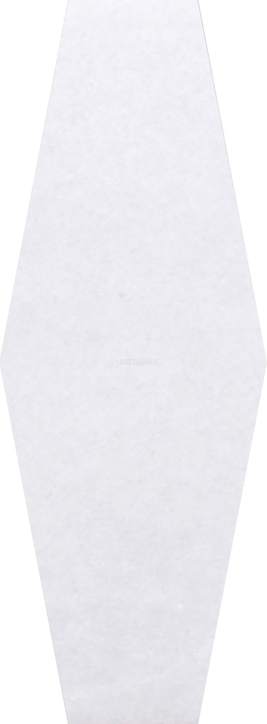 Bianco Neve Elongated Hexagon Tile