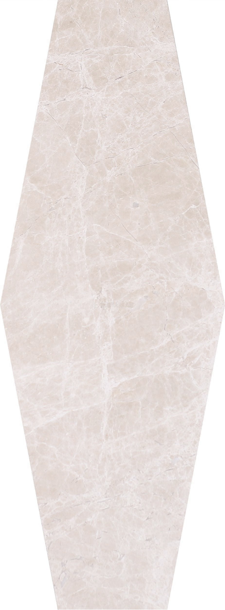 Bianco Crema Elongated Hexagon Tile