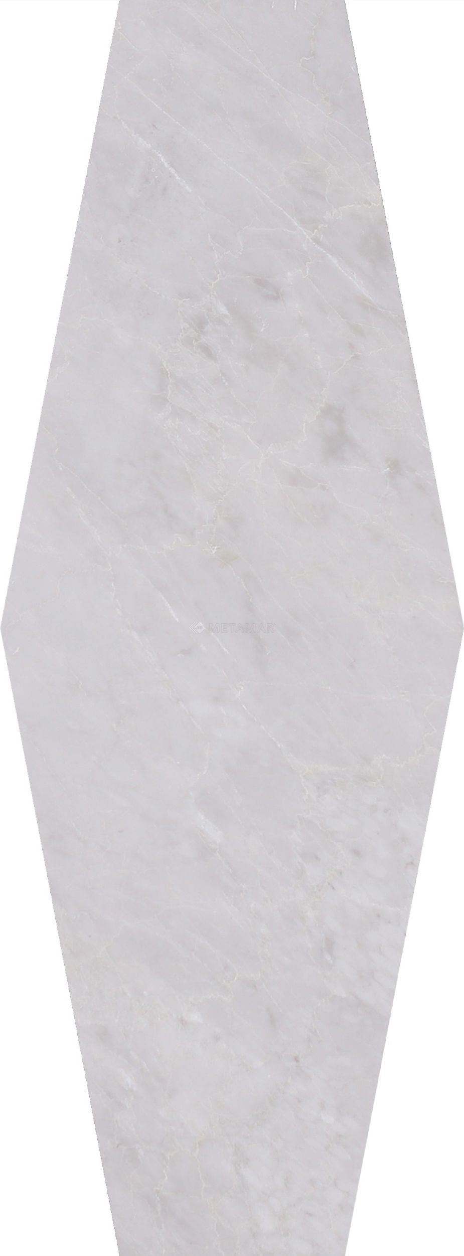 Ice Grey Elongated Hexagon Tile