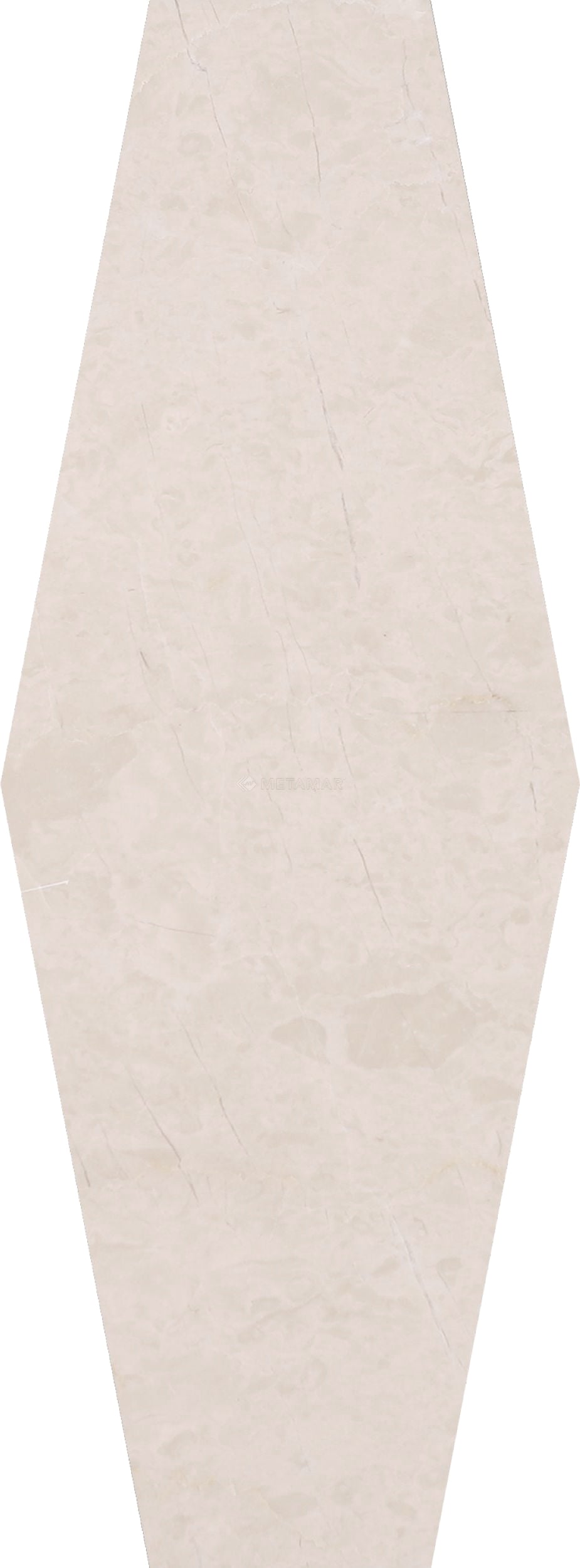 Crema Ella Elongated Hexagon Tile