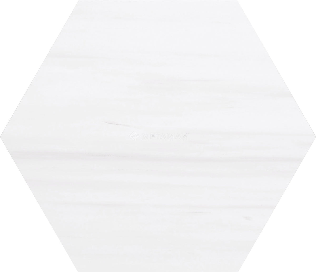 Bianco Dolomiti AL Hexagon 10&#39;&#39; Tile