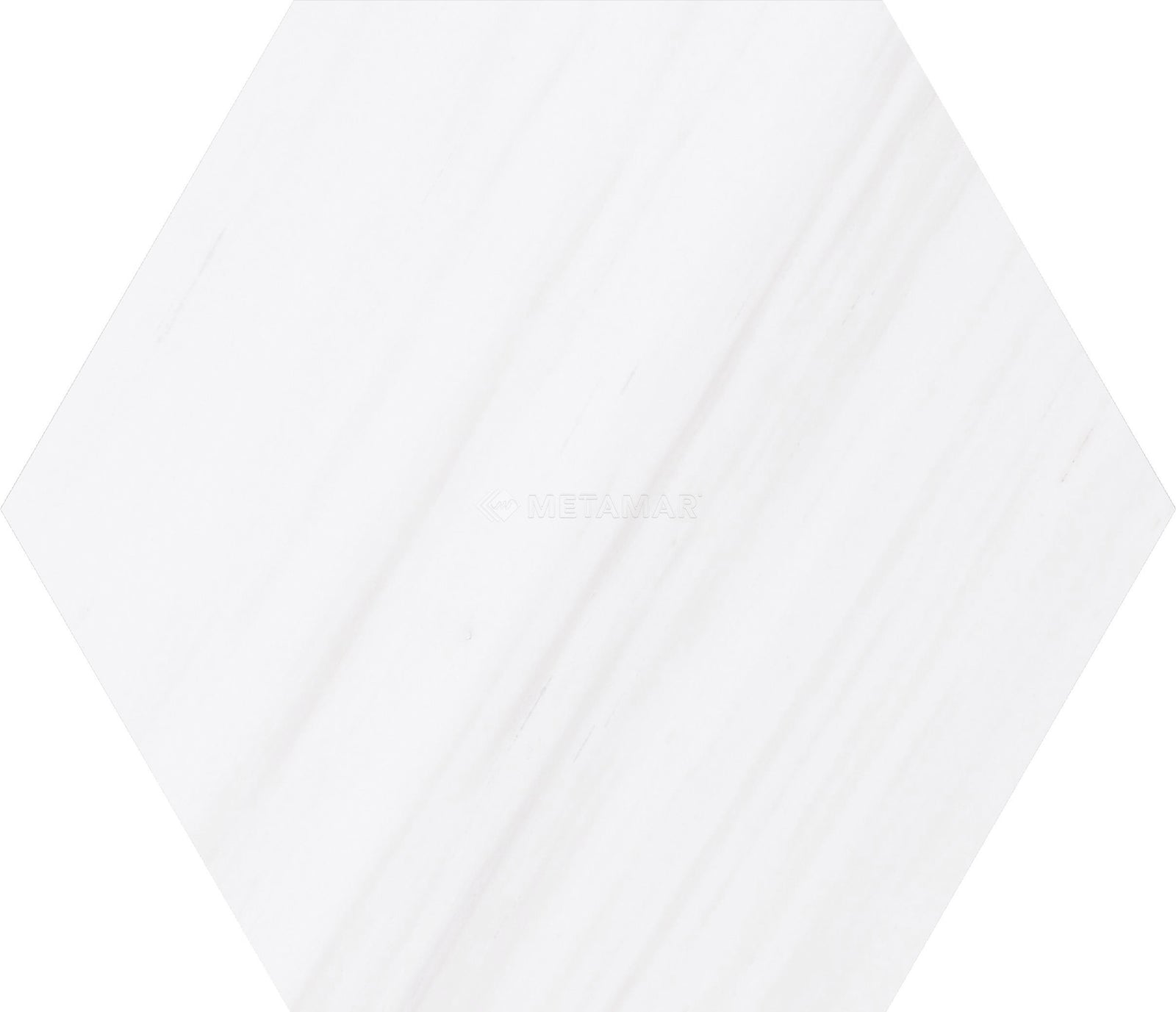 Bianco Dolomiti AL Hexagon 10'' Tile