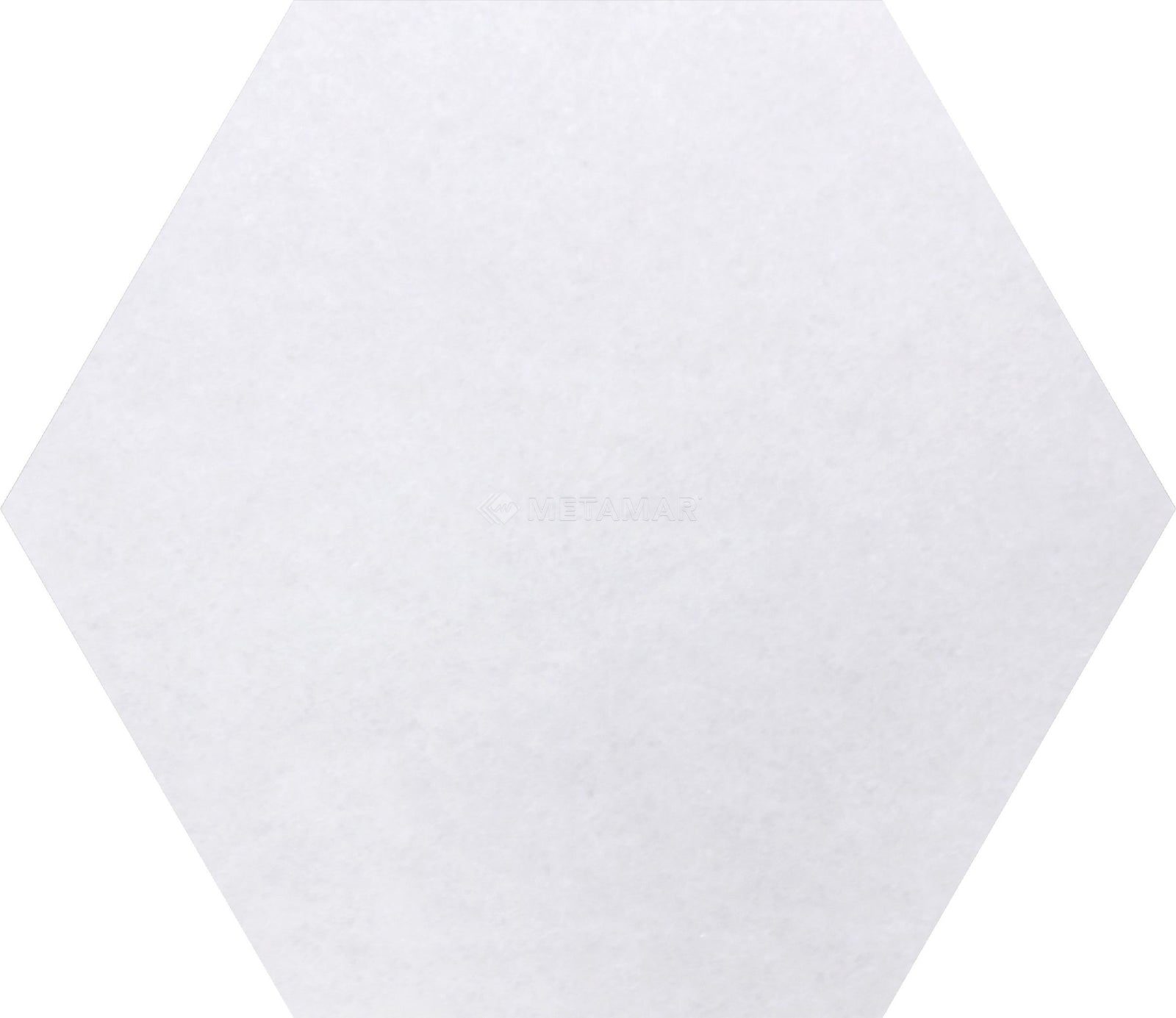 Bianco Neve Hexagon 10'' Tile