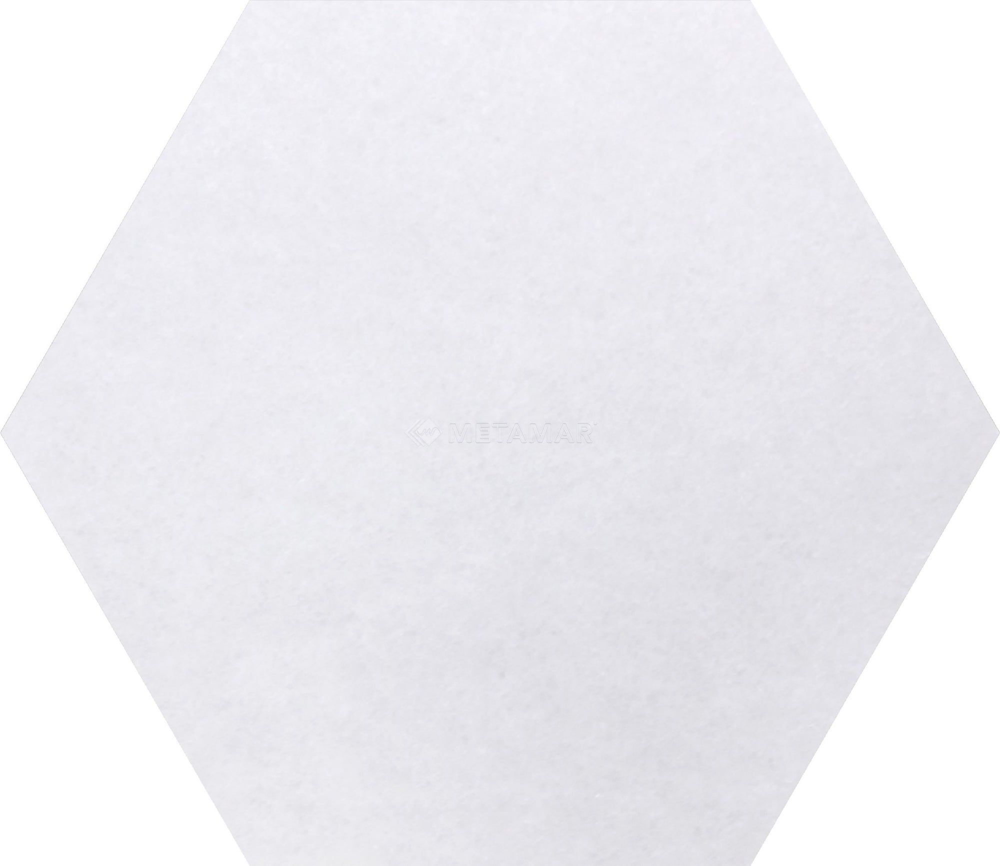 Bianco Neve Hexagon 10'' Tile
