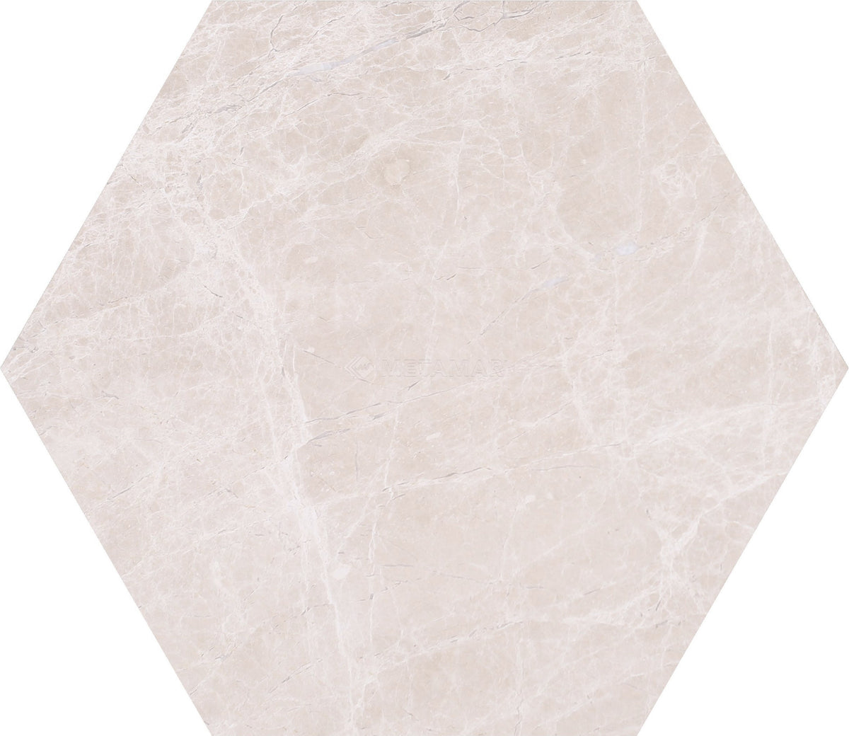 Bianco Crema Hexagon 10&#39;&#39; Tile