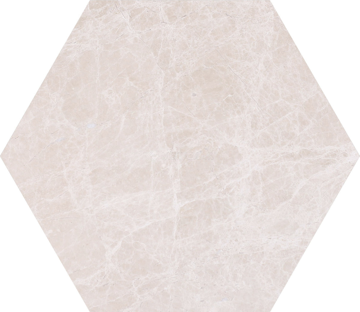 Bianco Crema Hexagon 10&#39;&#39; Tile