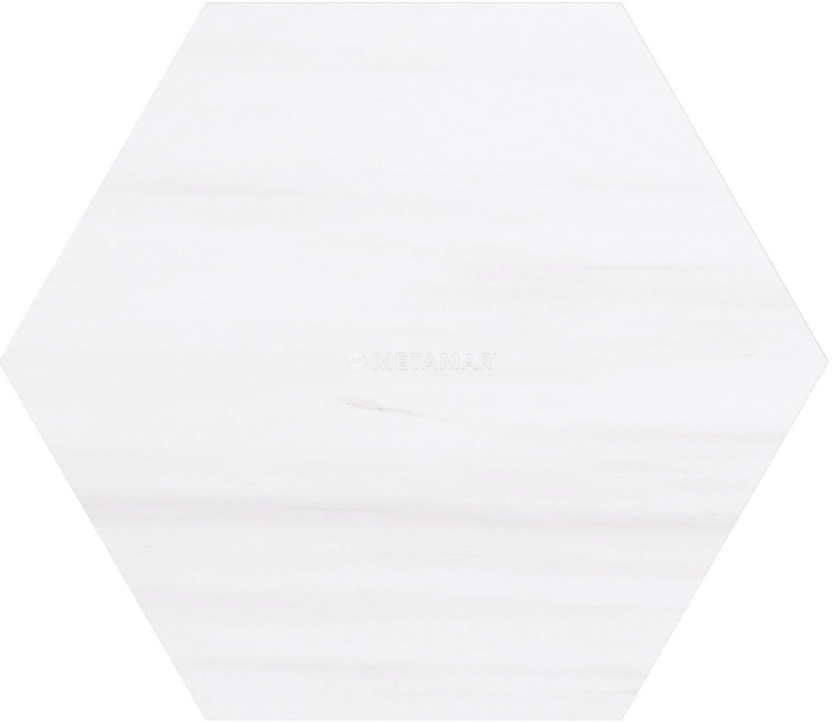 Bianco Dolomiti AL Hexagon 8&#39;&#39; Tile