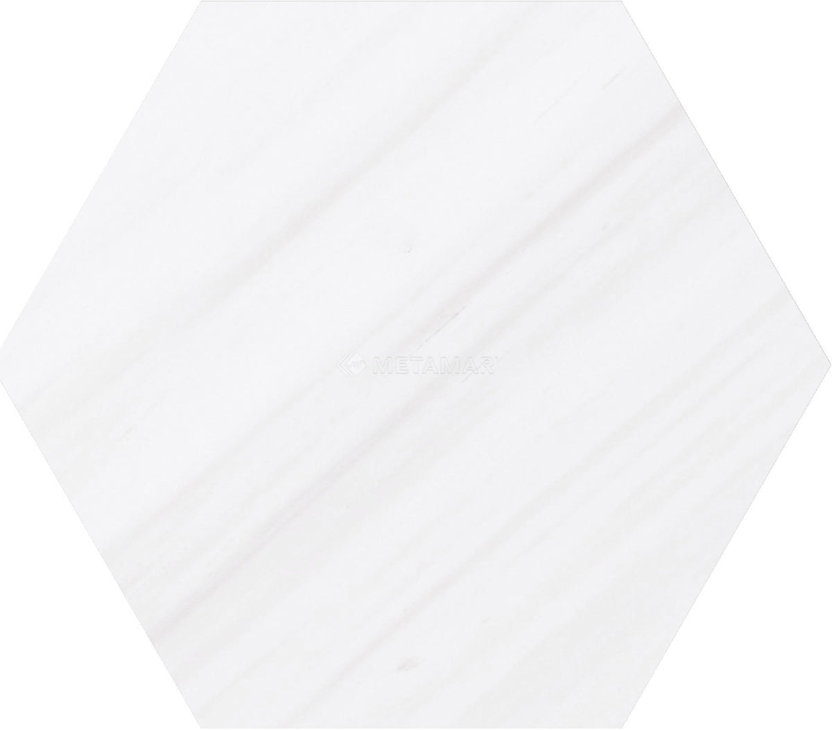 Bianco Dolomiti AL Hexagon 8&#39;&#39; Tile