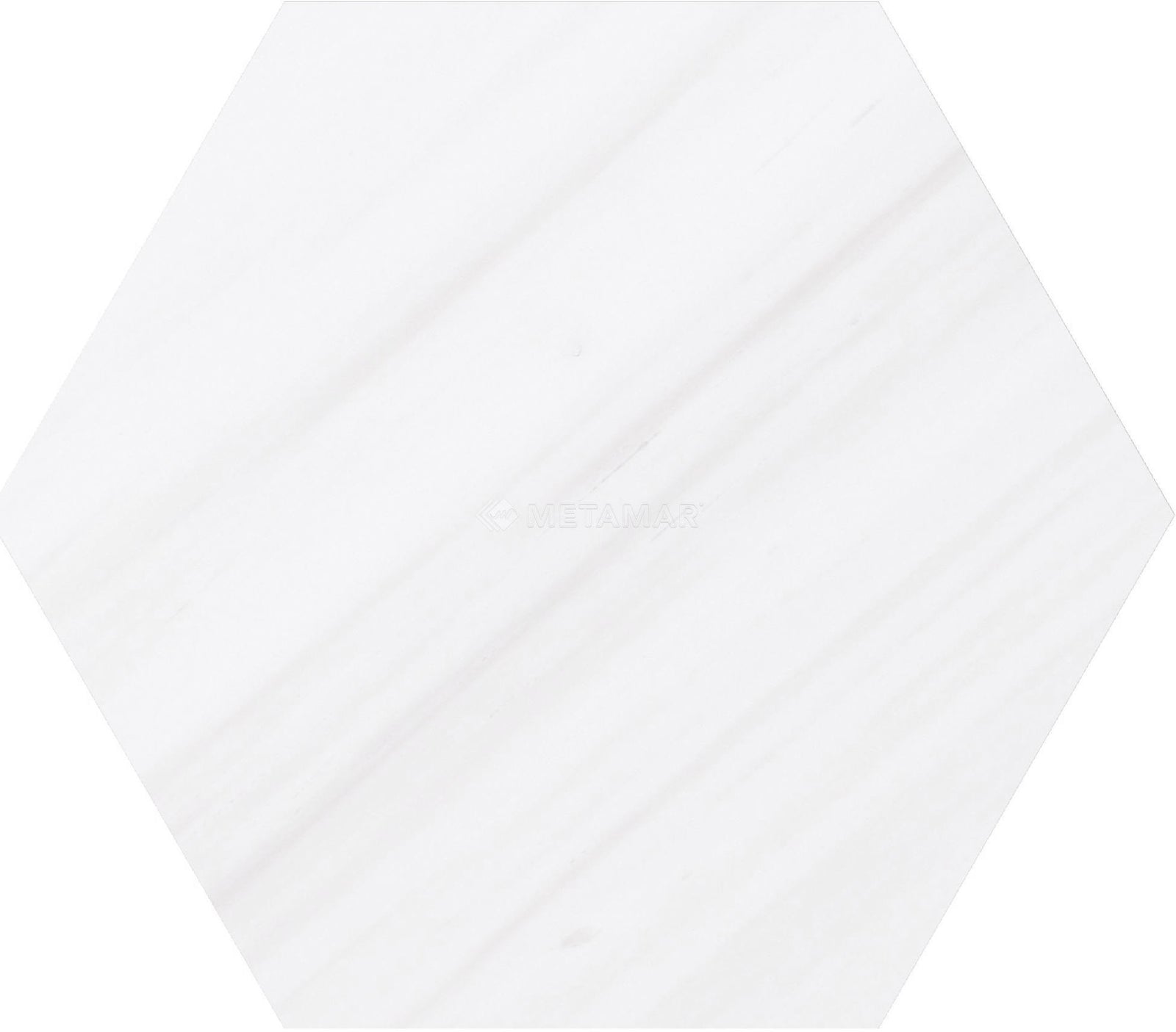 Bianco Dolomiti AL Hexagon 8'' Tile
