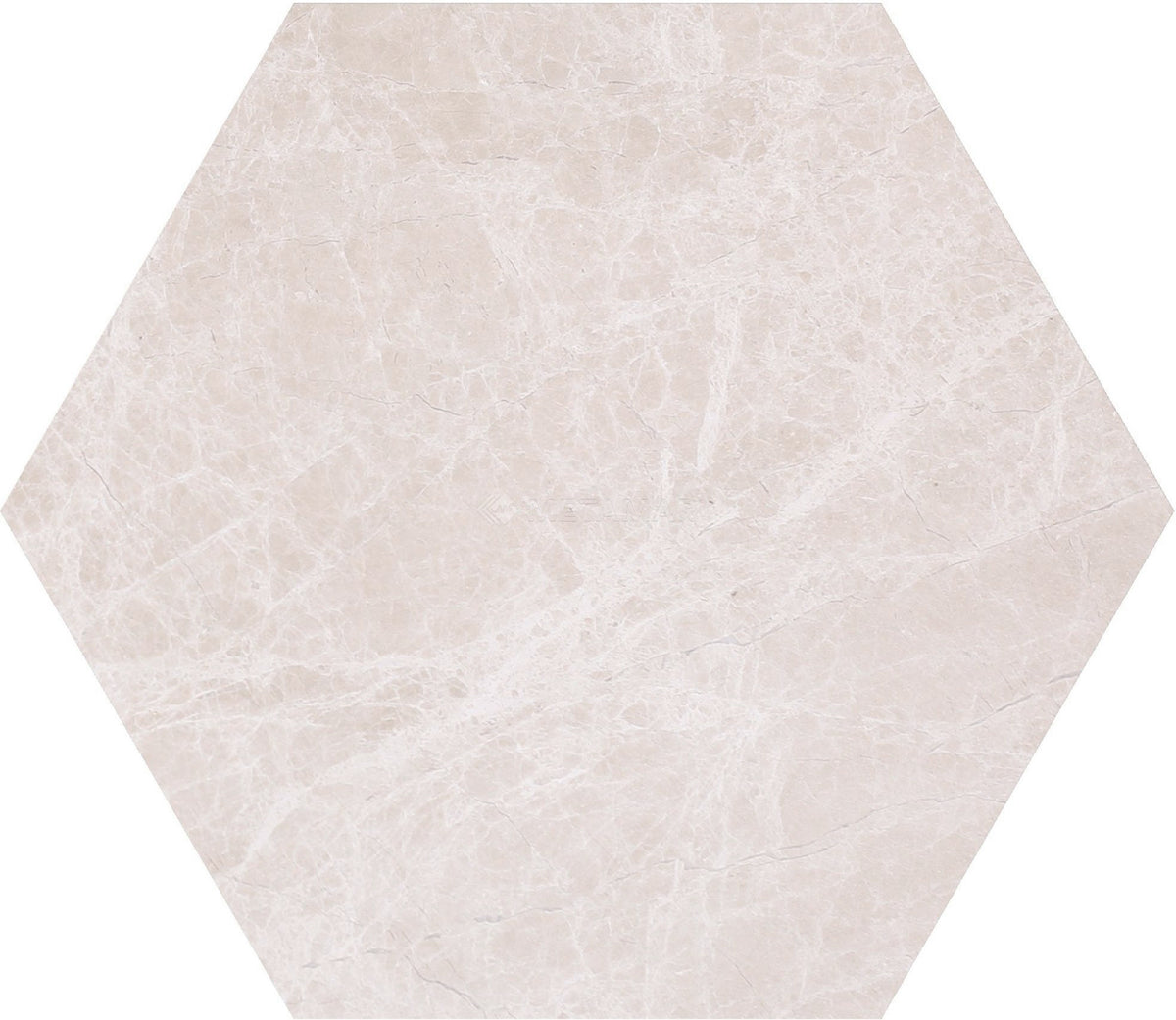 Bianco Crema Hexagon 8&#39;&#39; Tile