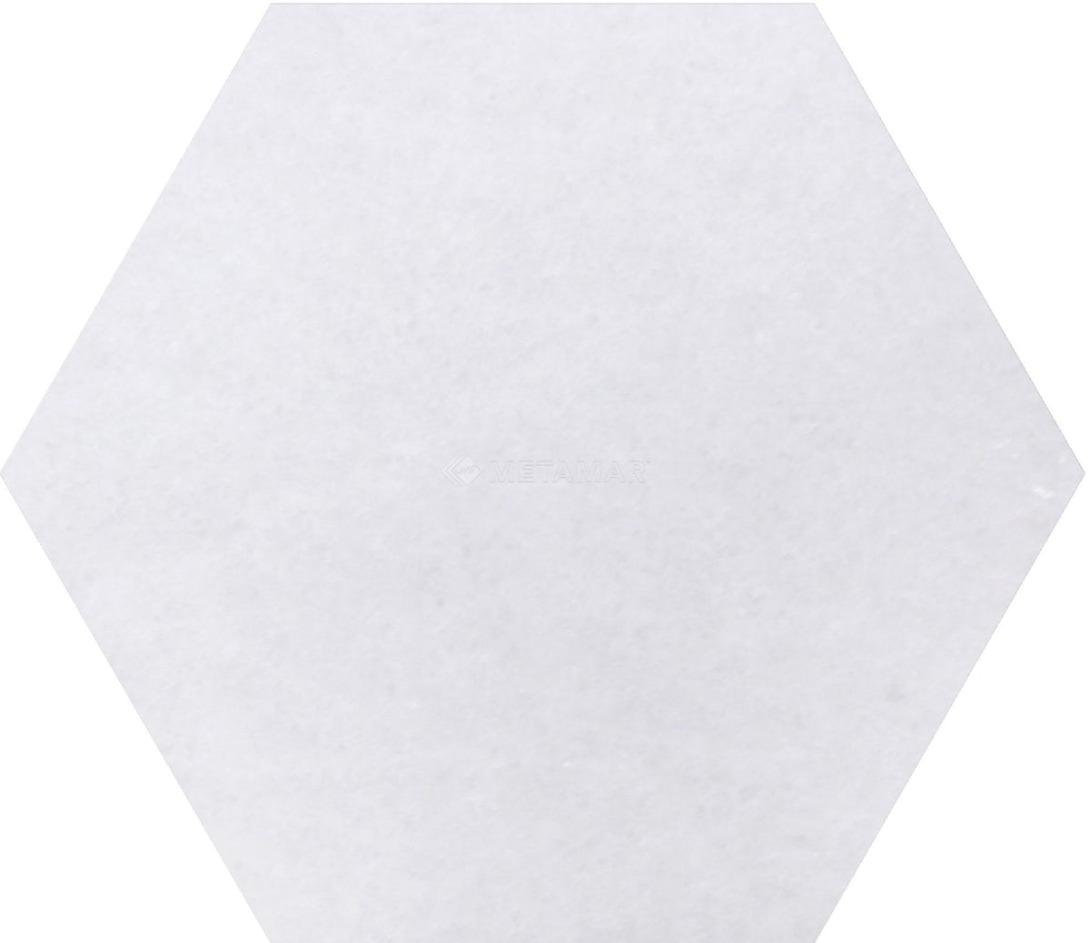 Bianco Neve Hexagon 8&#39;&#39; Tile