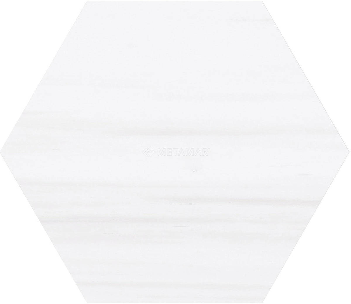 Bianco Dolomiti AL Hexagon 8&#39;&#39; Tile