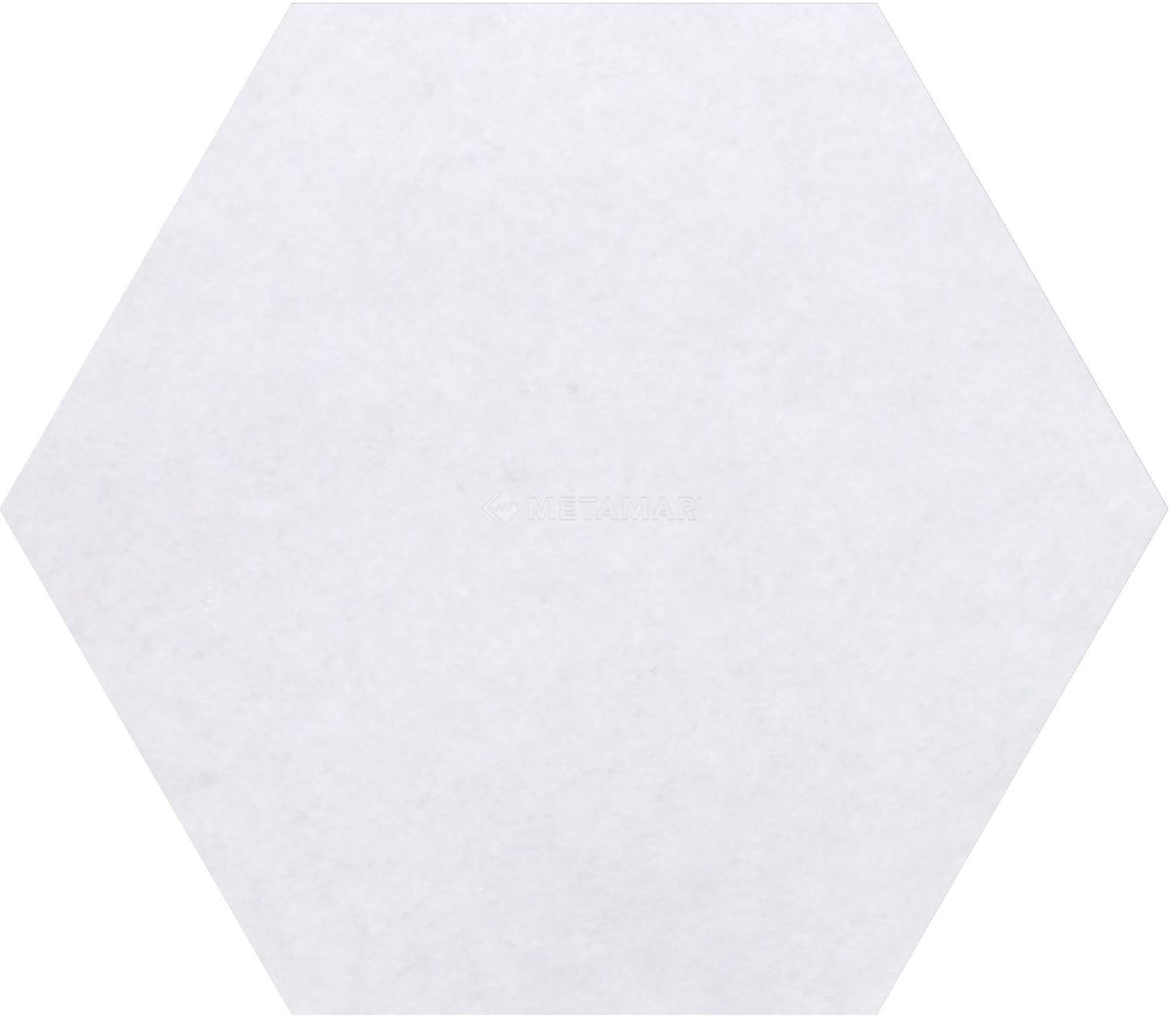 Bianco Neve Hexagon 8&#39;&#39; Tile