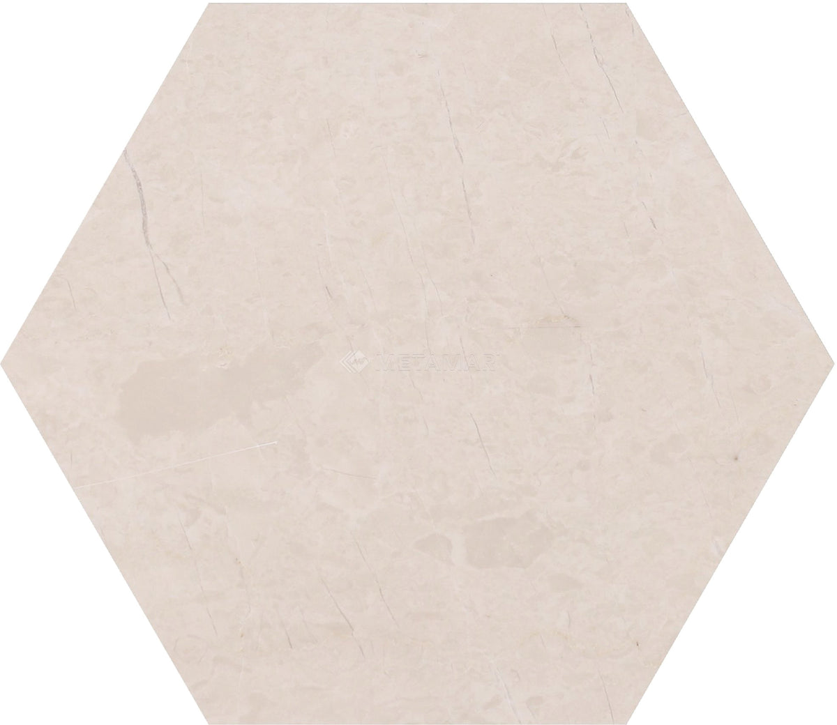Crema Ella Hexagon 8&#39;&#39; Tile