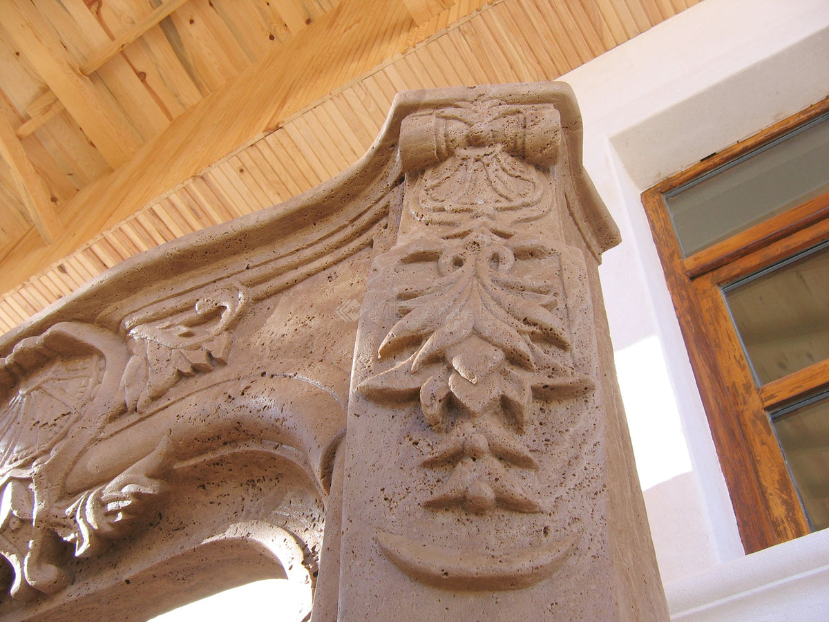 Natural Stone Fireplace