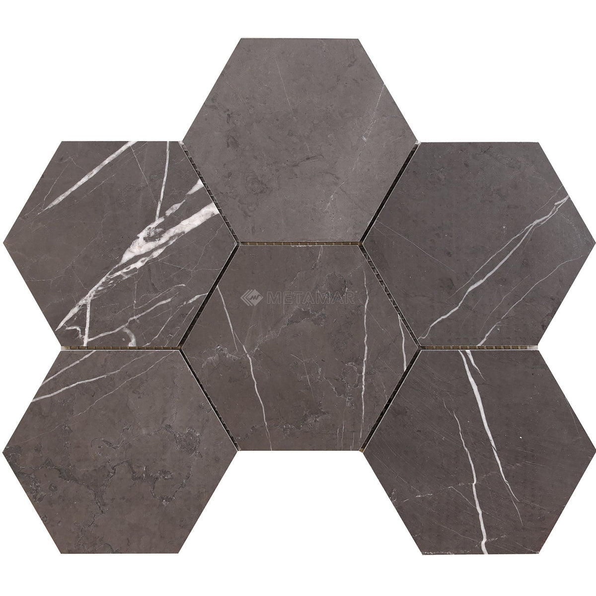 Mount Grey Plain Hexagon 5'' Mosaic