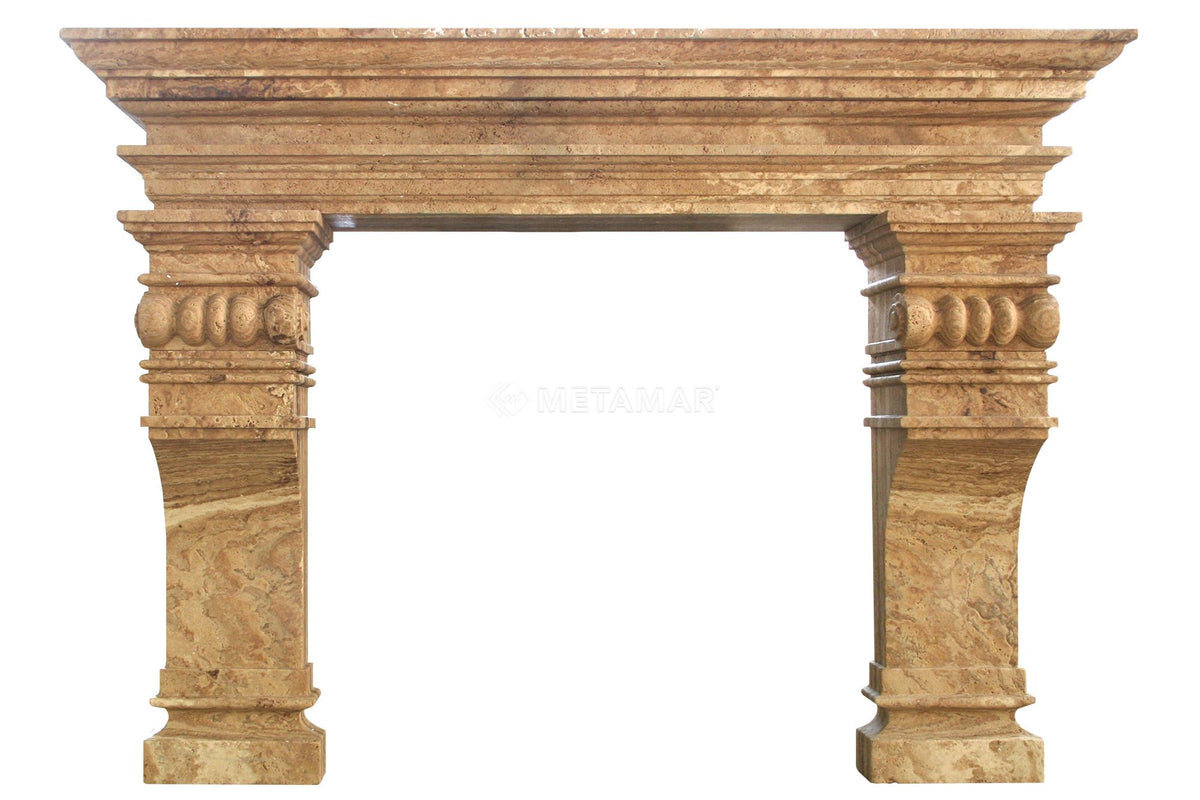Natural Stone Fireplace