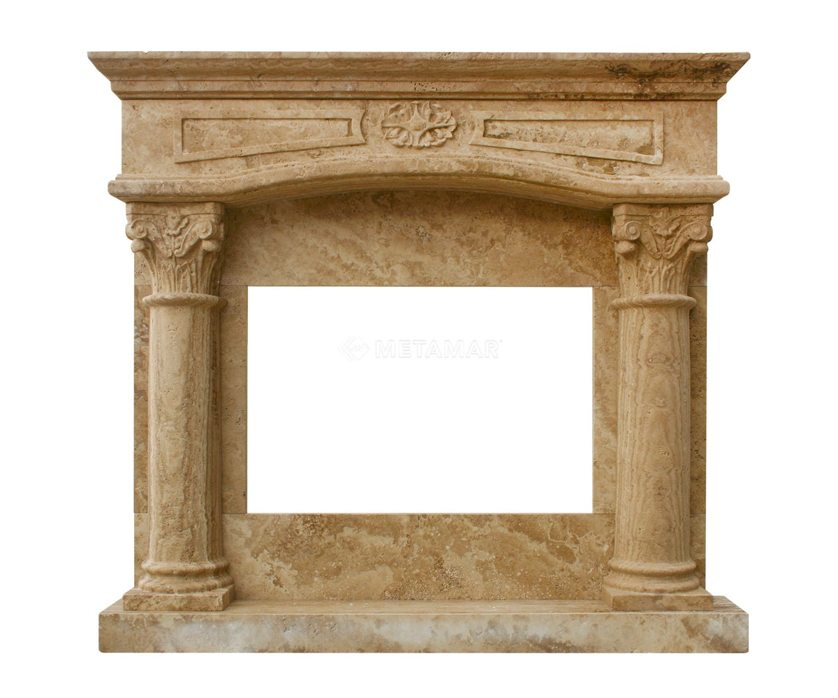 Natural Stone Fireplace