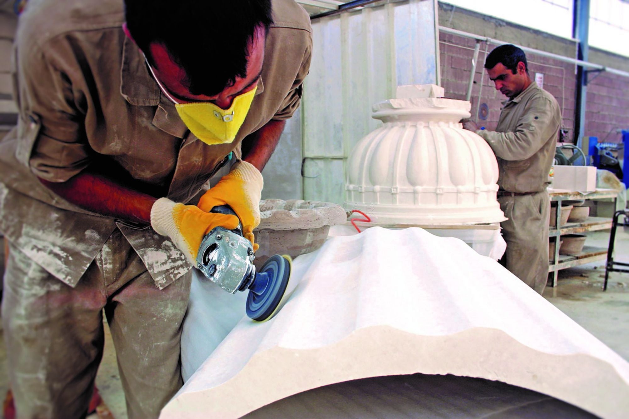 Natural Stone Shell - Metamar Marble