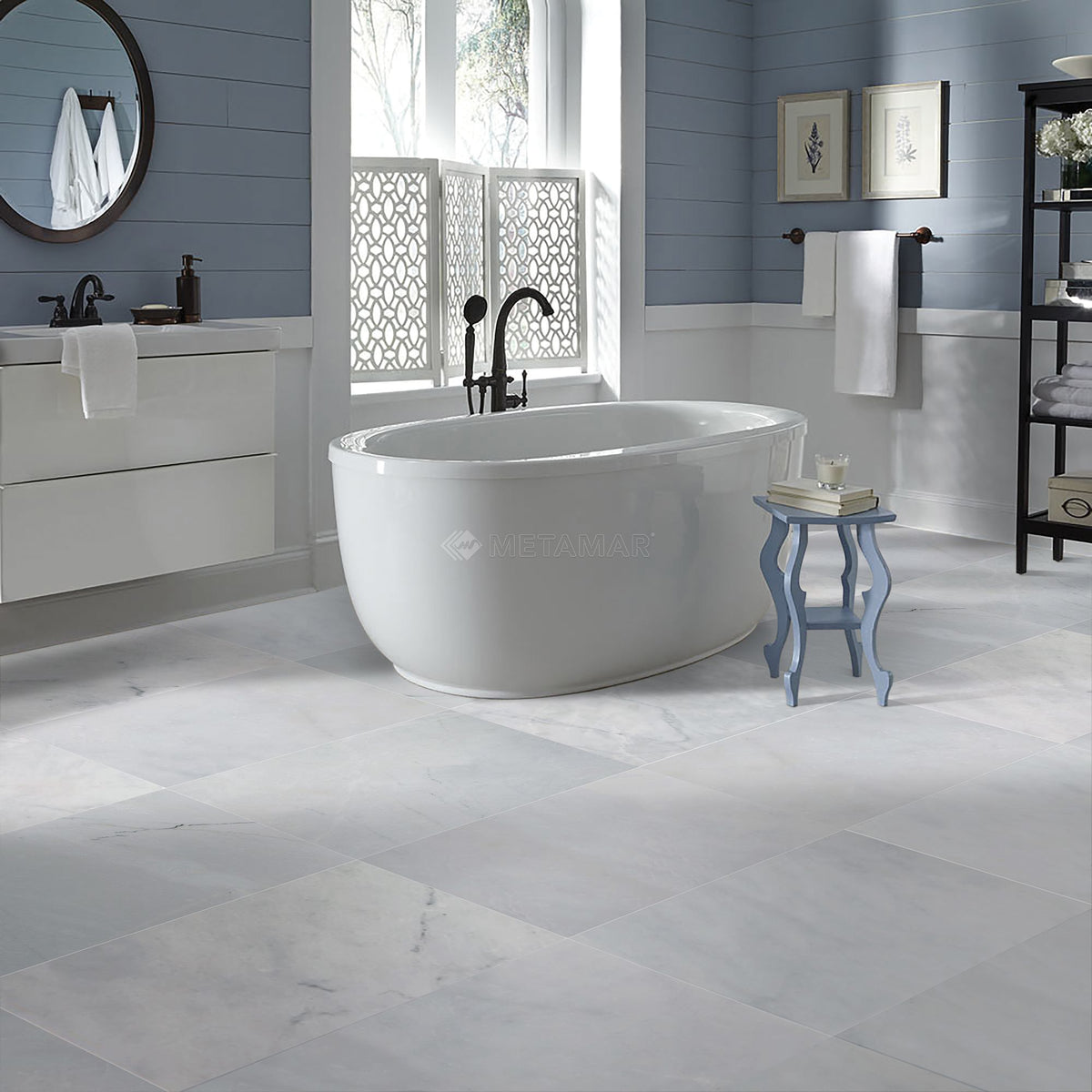 Ariel White Tile