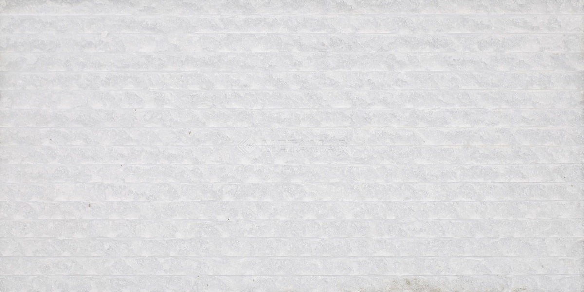 Bianco Neve Rustic Chiseled Mini Tile