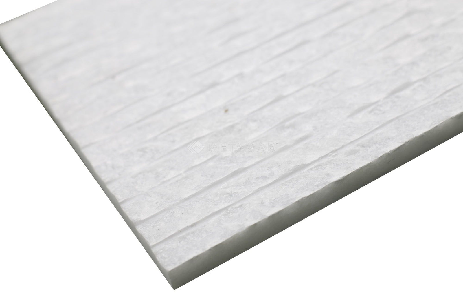 Bianco Neve Rustic Chiseled Mini Tile