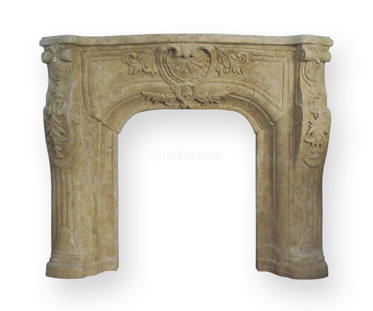Natural Stone Fireplace